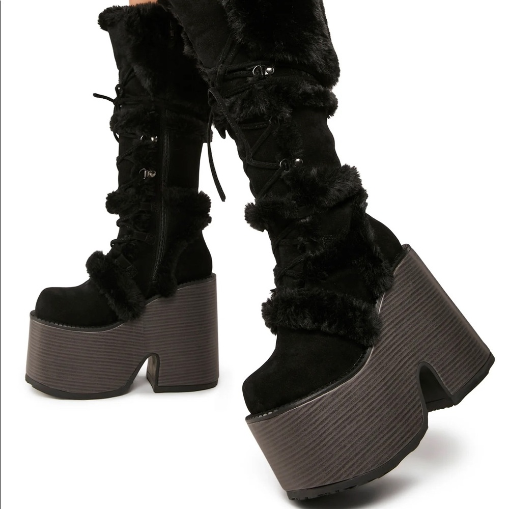 Demonia PURE VIGILANCE 2.0 PLATFORM BOOTS